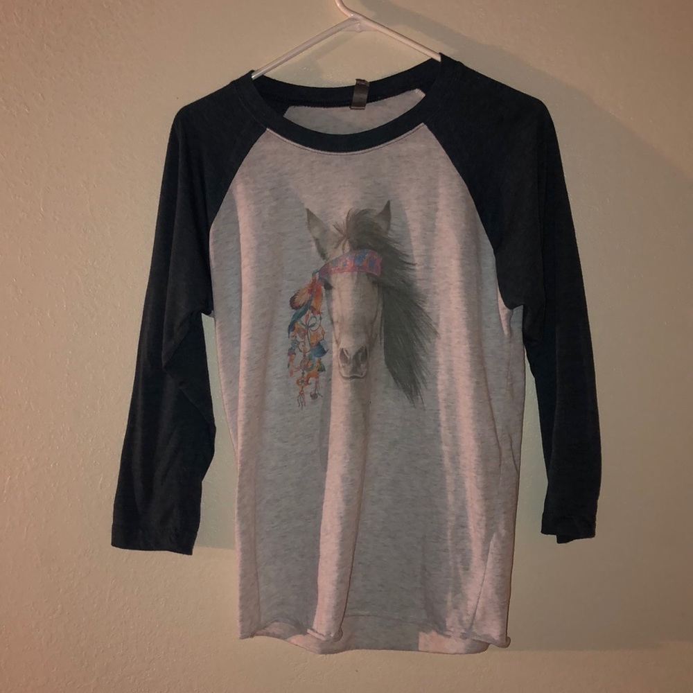 Baseball sleeve shirt